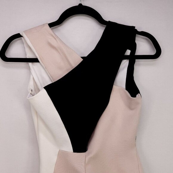 Kimora Lee Simmons Bodycon Pencil Dress Womens Size 2 Ribbed Crossed Back - Picture 12 of 16